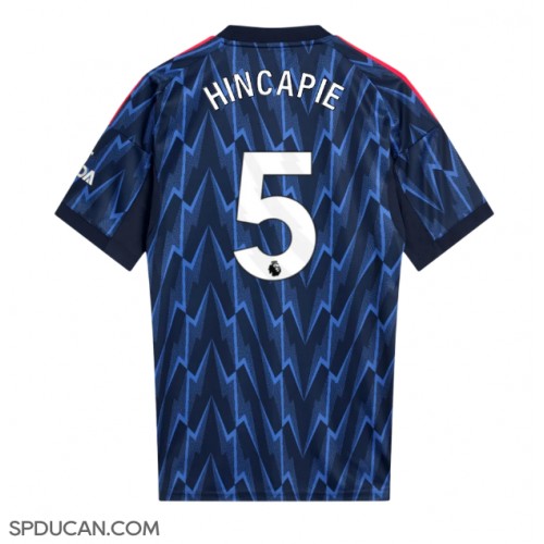 Muški Nogometni Dres Arsenal Piero Hincapie #5 Gostujuci 2025-26 Kratak Rukav